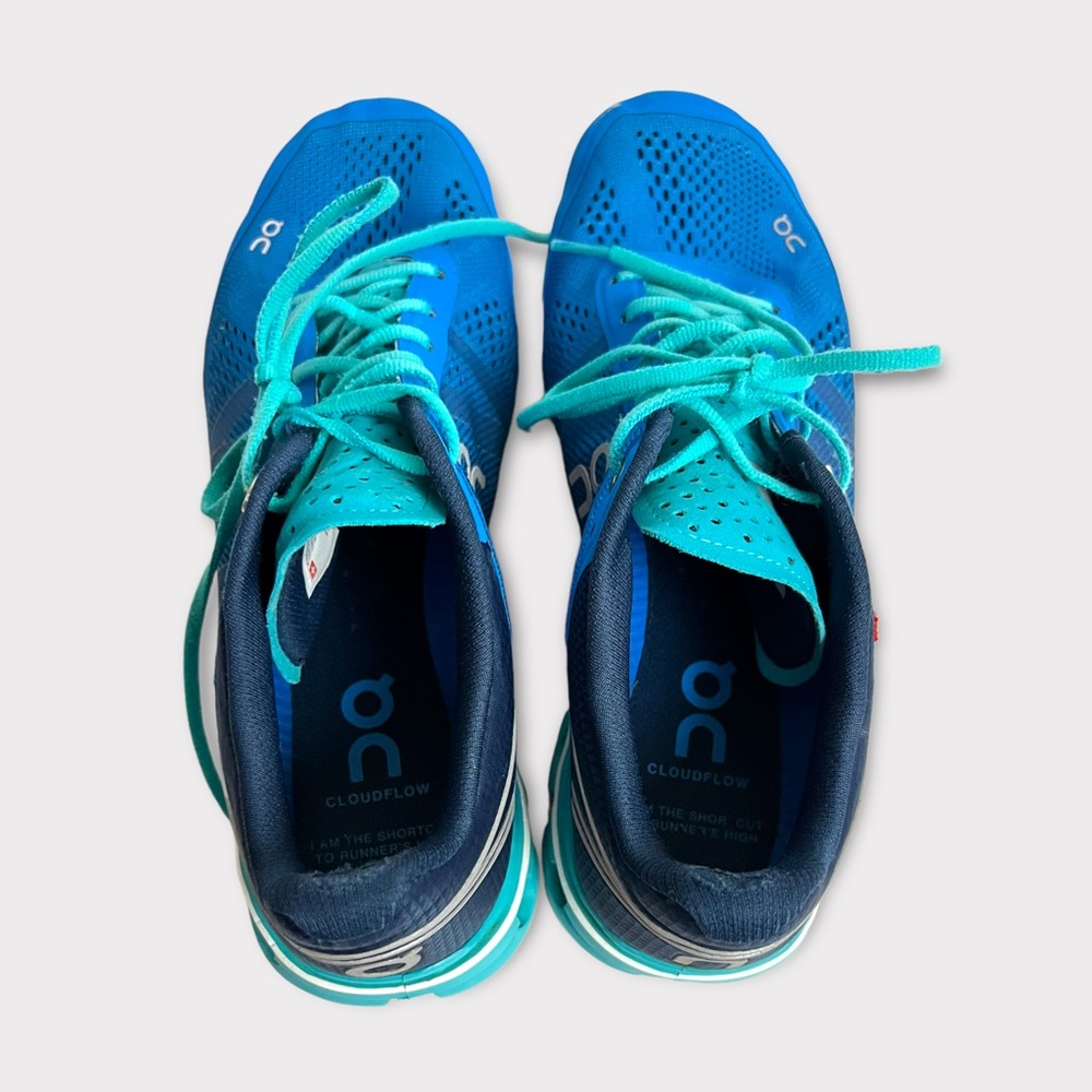 On Cloud On Running Cloudace Running Shoes Sneakers Malibu Curaçao Size 7.5 - Picture 7 of 10